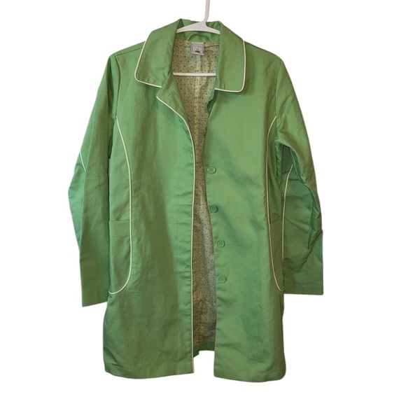 OLD NAVY RETRO LIME GREEN COAT JACKET - Picture 2 of 8